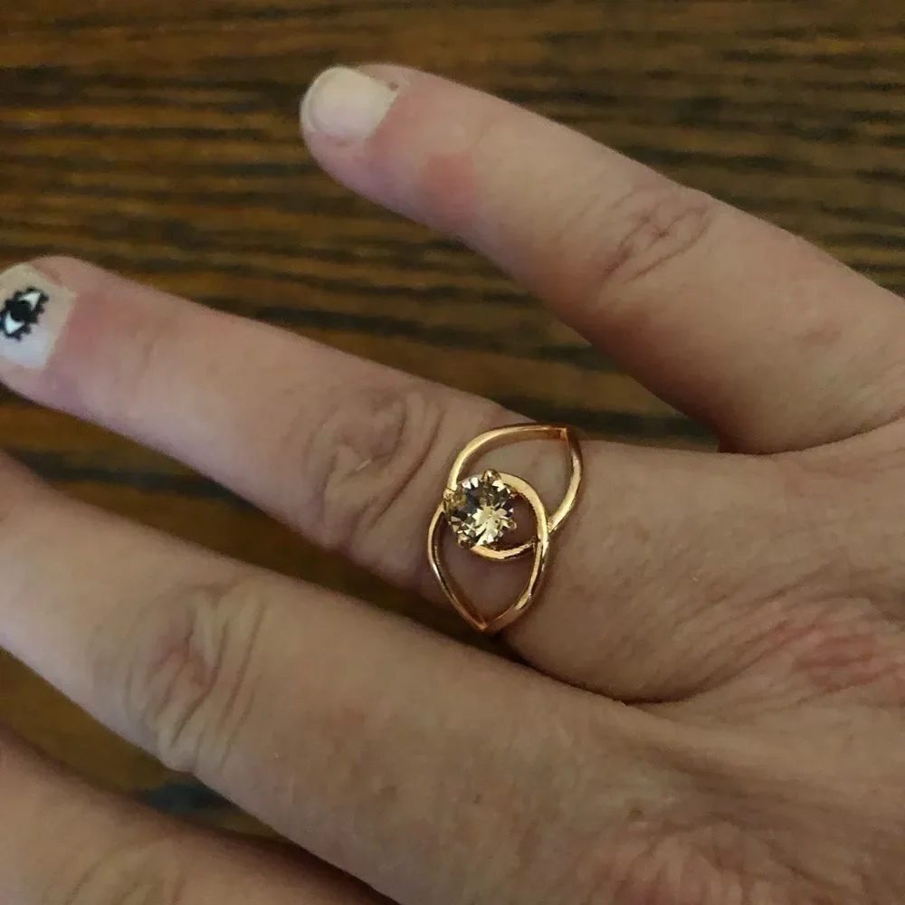 SWAROVSKI LONELY INFINITEVINTAGE ROSE GOLD PLATED